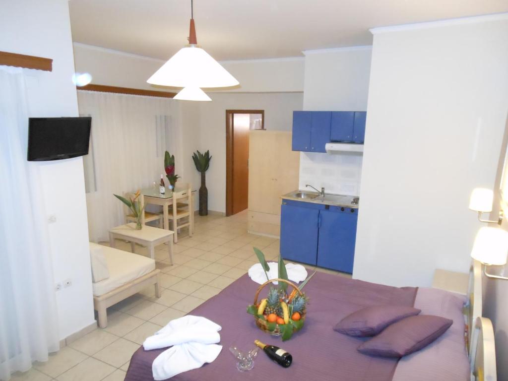 Aparthotel Jechrina Kato Daratso Zimmer foto