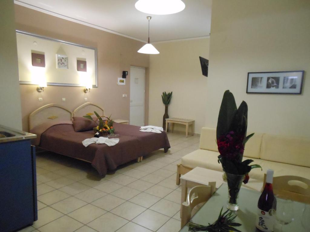 Aparthotel Jechrina Kato Daratso Zimmer foto